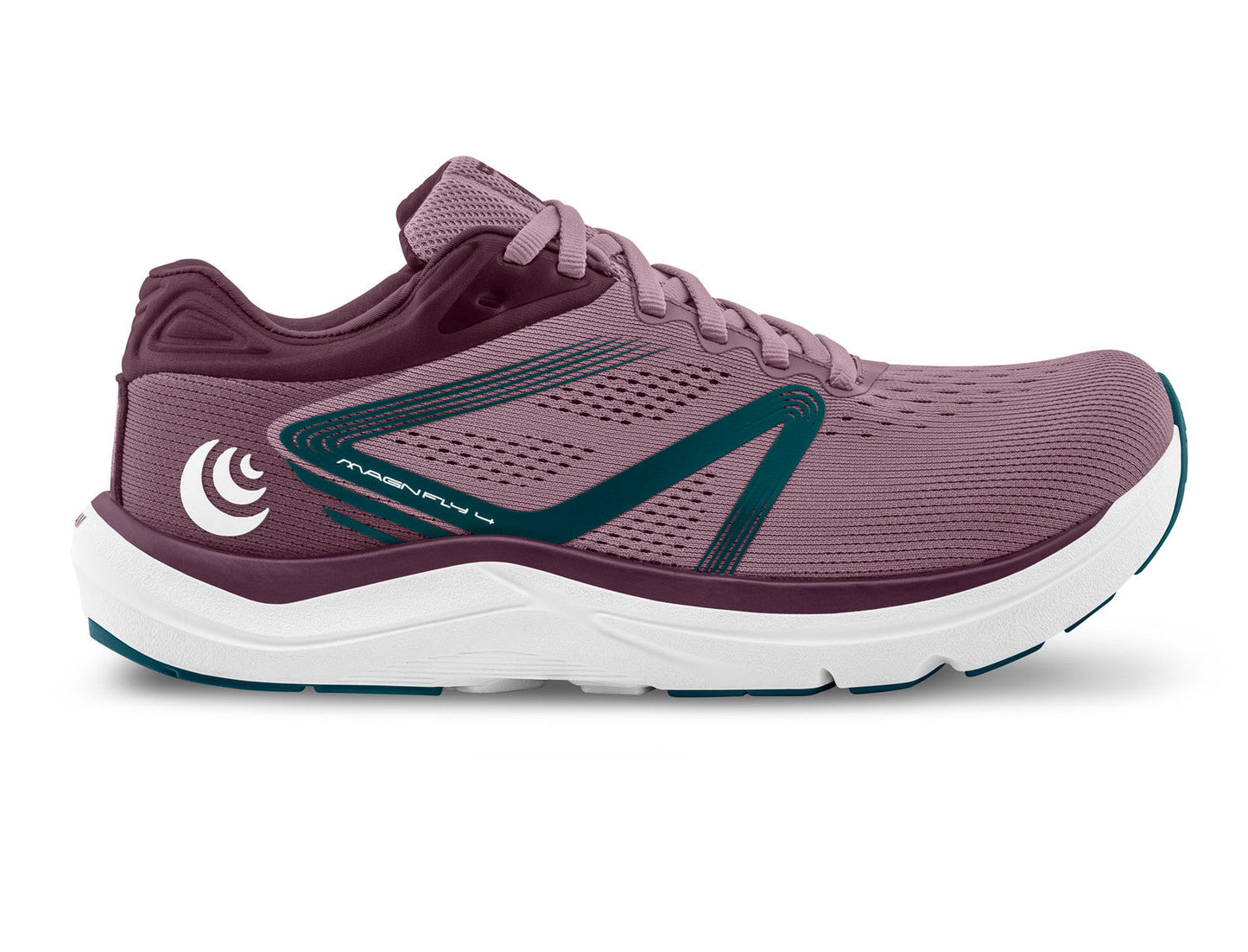 Women's Topo Athletic Magnifly 4, Mauve/Navy, 7 B Medium