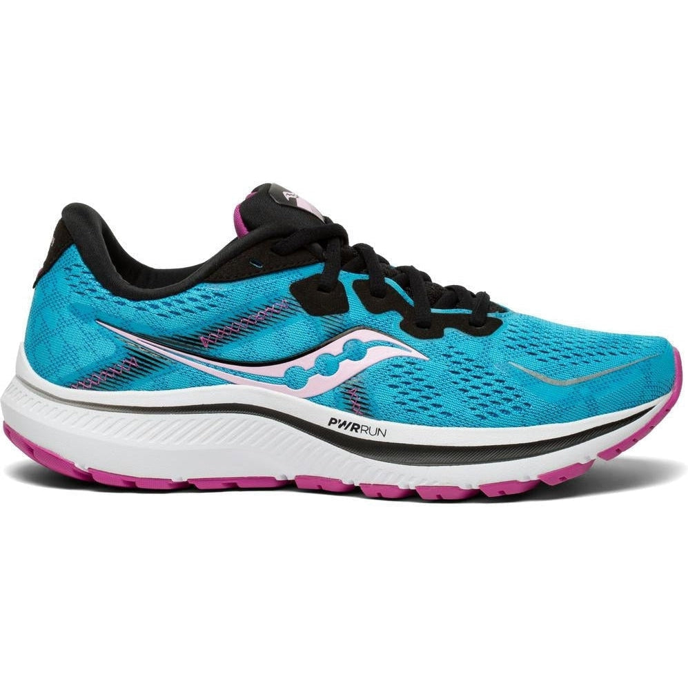 Women's Saucony Omni 20, Blue Blaze/Razzle, 10 B Medium