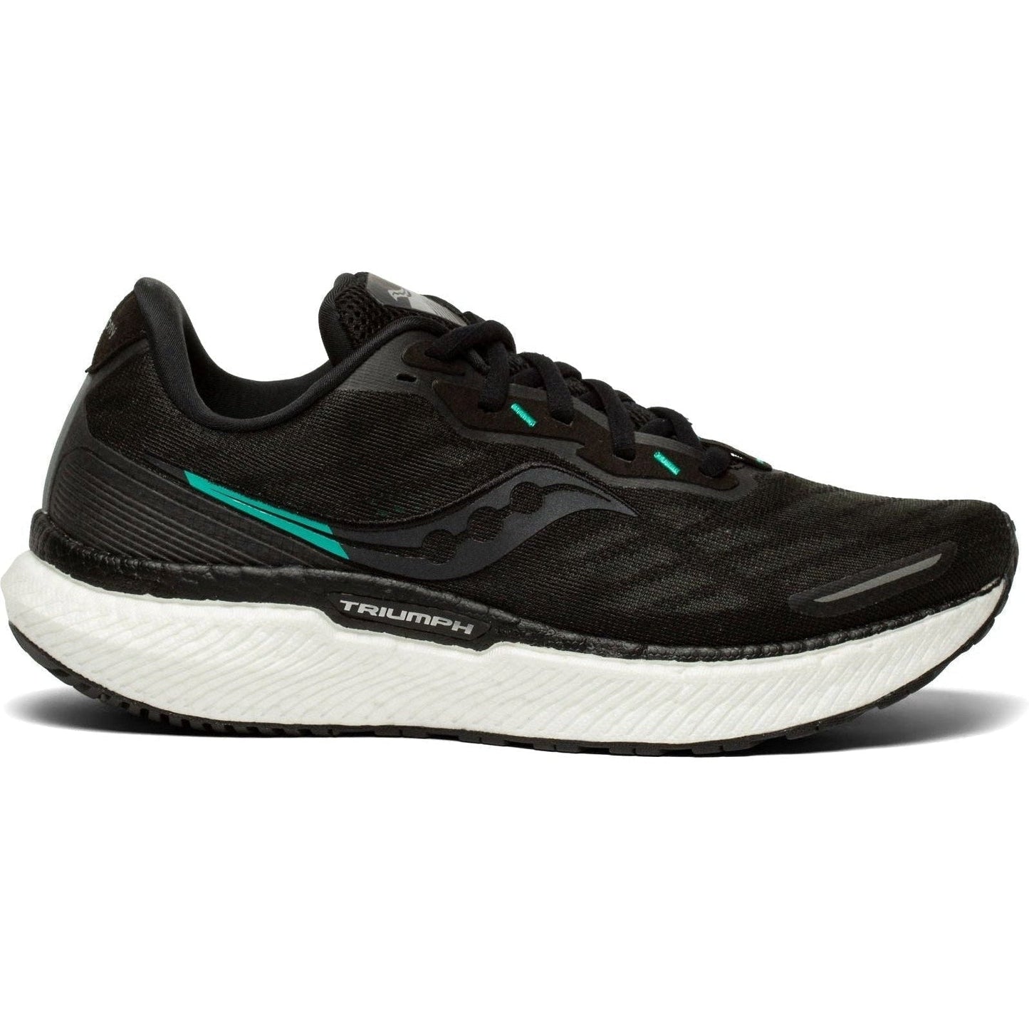 Women's Saucony Triumph 19, Black/White, 10 B