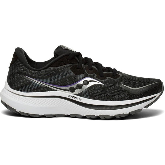 Women's Saucony Omni 20, Black/White, 7.5 B Medium
